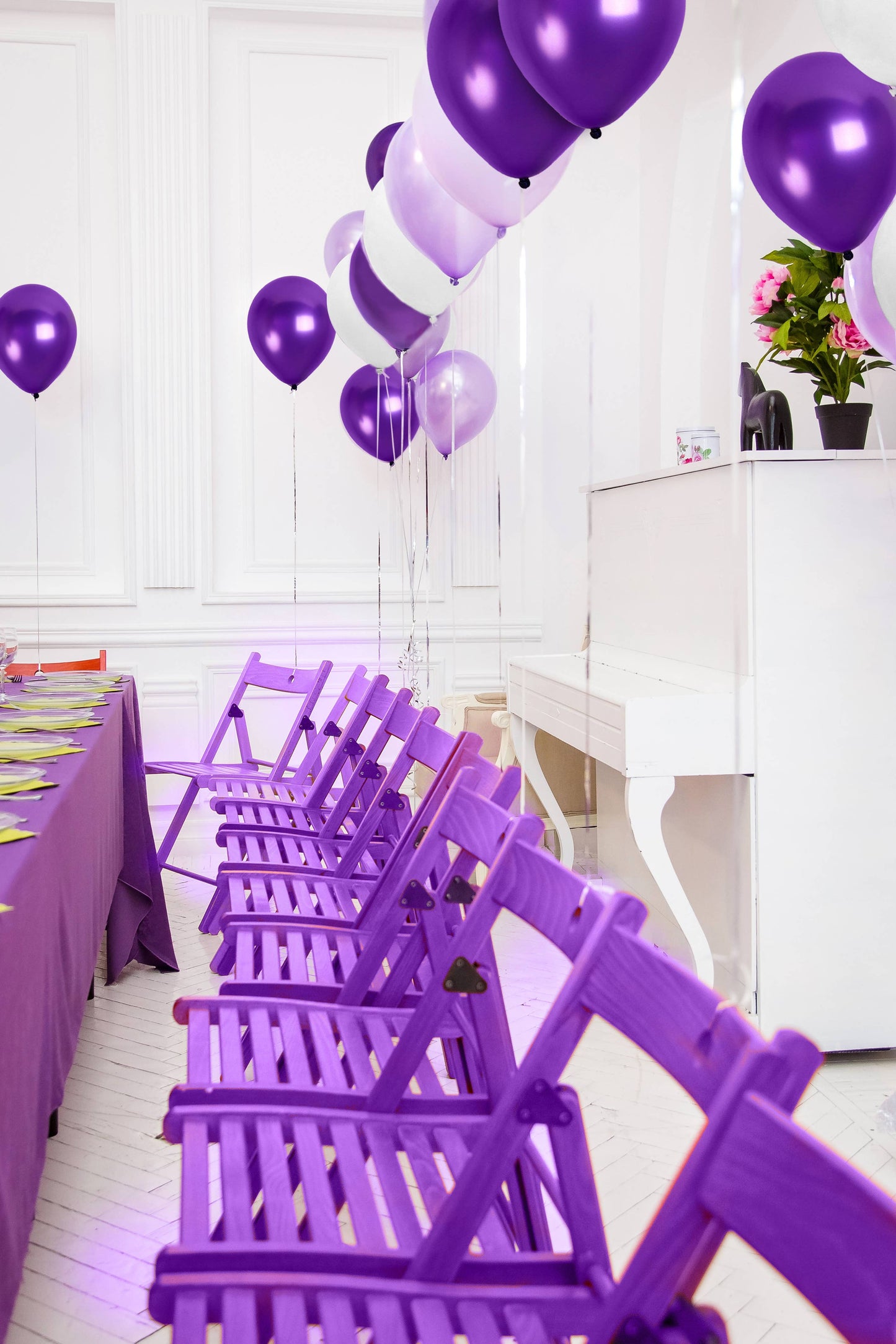 Treasures Gifted - Pearl Purple Balloons - 12 Inch Latex Balloons