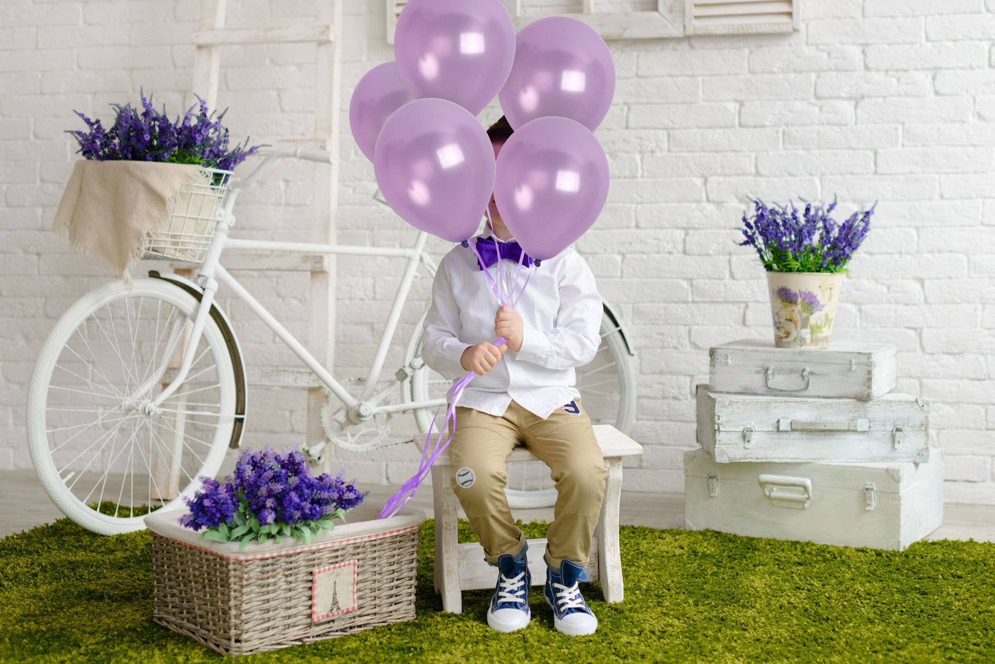 Treasures Gifted - Pearl Pastel Purple Balloons - 12 Inch Latex Balloons