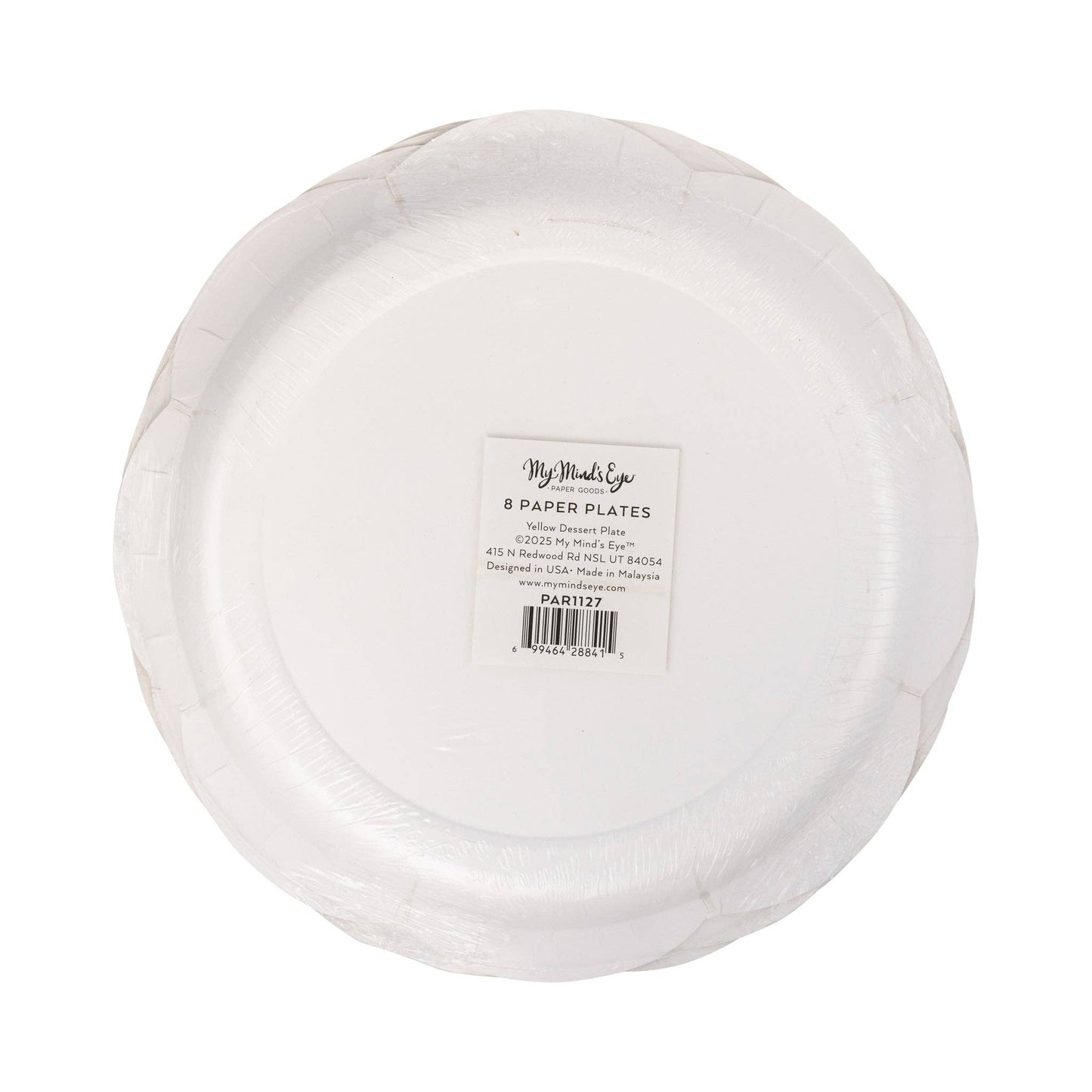 My Mind’s Eye - Yellow Dessert 8" Plate