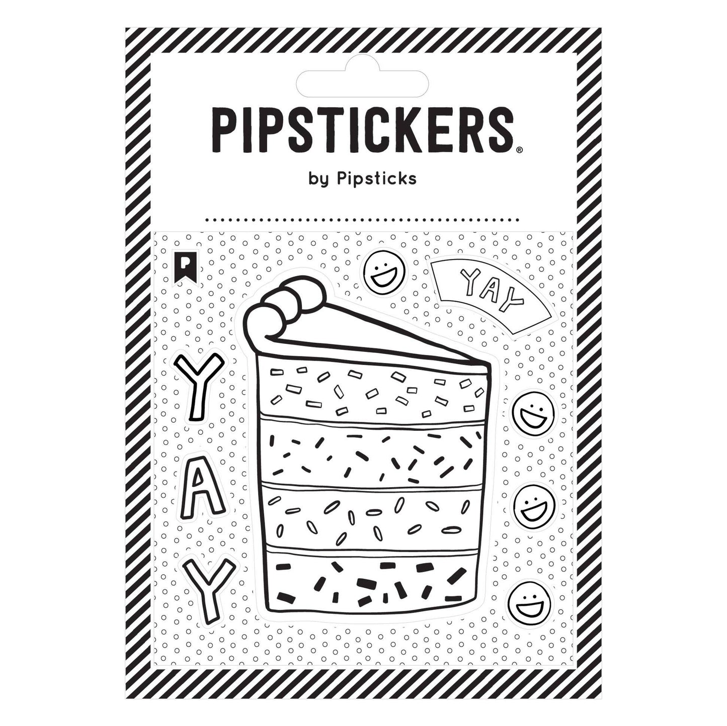 Pipsticks - Color-in YAY Cake