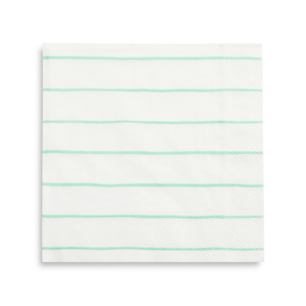 Jollity & Co. + Daydream Society - Frenchie Striped Petite Napkins - 16 Pk.