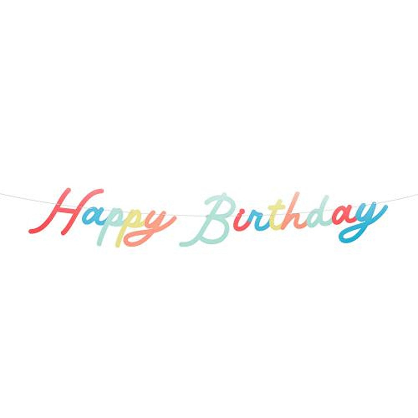Bright Personalizable Birthday Garland Set