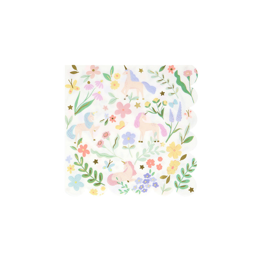Meadow Unicorns Small Napkins (x 16)