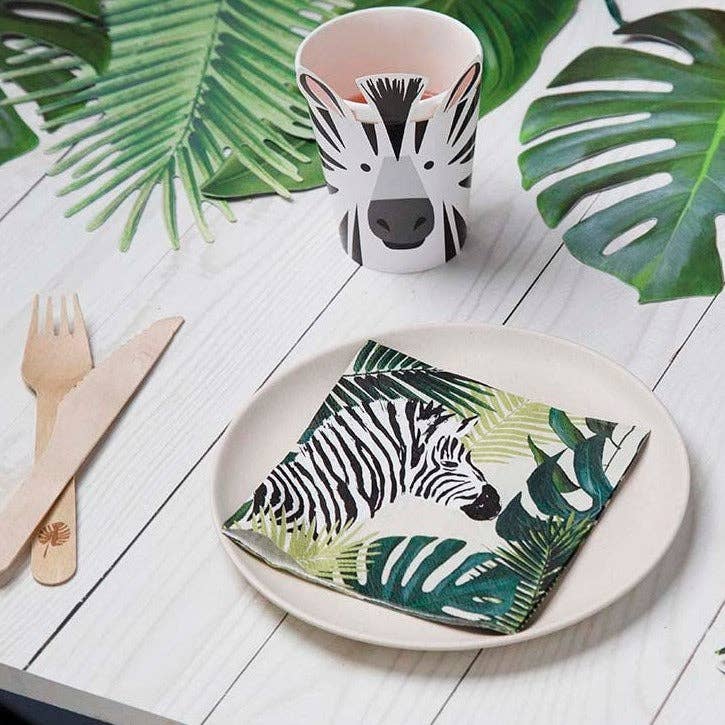 Talking Tables USA - Home, Birthday, Games & Seasonal Decor - Zebra Paper Cups | Party Supplies |