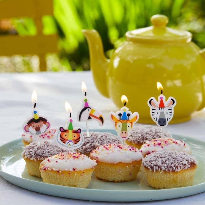 Talking Tables USA - Home, Birthday, Games & Seasonal Decor - Animal Birthday Candles | Cake Candles |