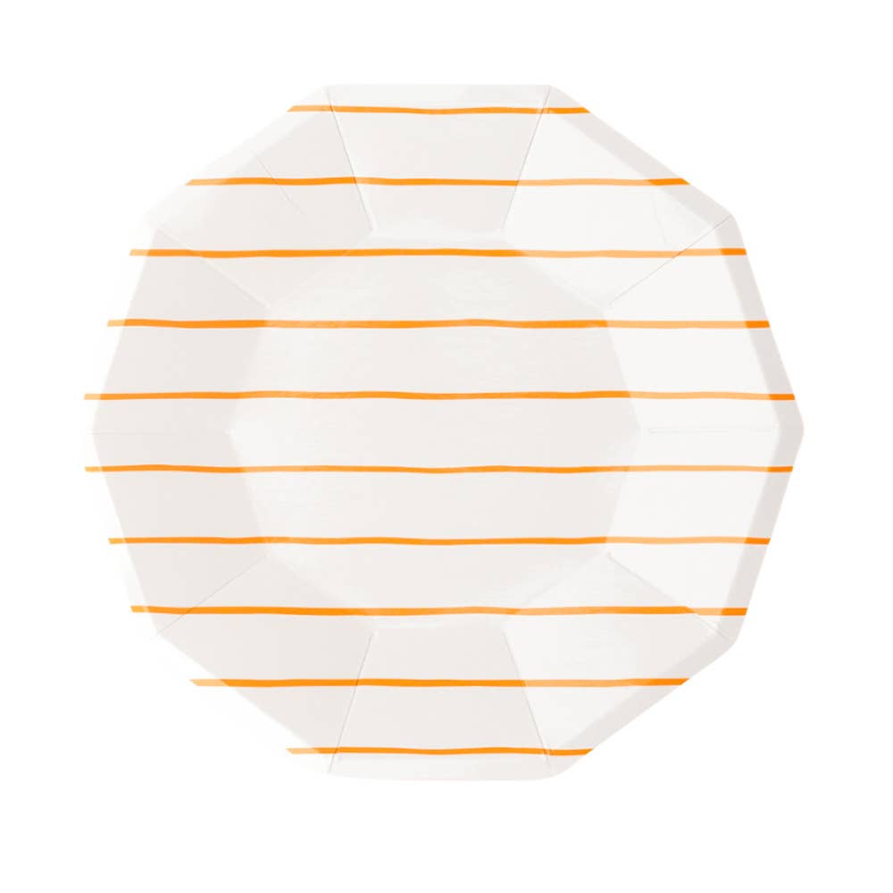 Jollity & Co. + Daydream Society - Frenchie Striped Small Plates - 8 Pk.