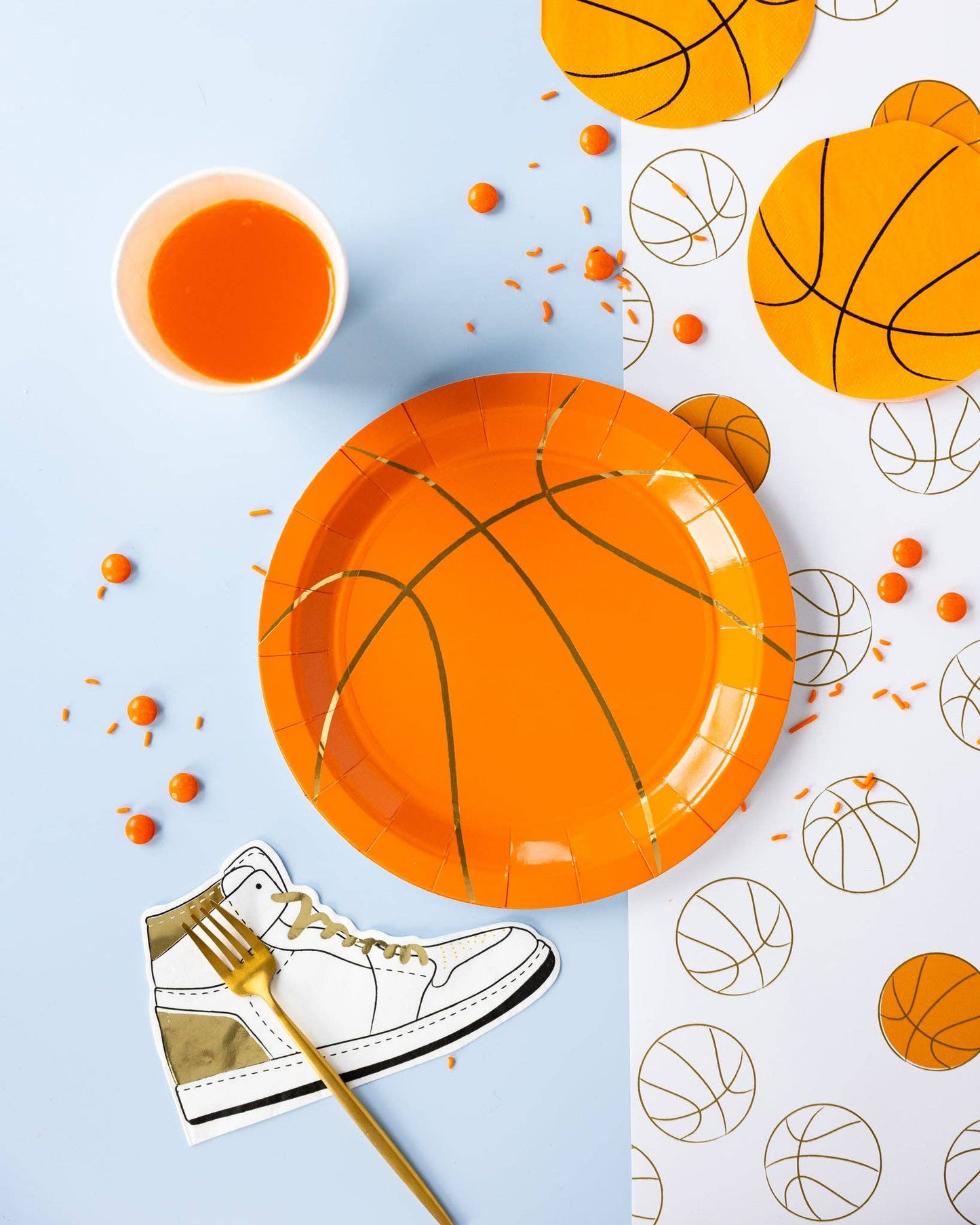 My Mind’s Eye - 9" Basketball Paper Plate