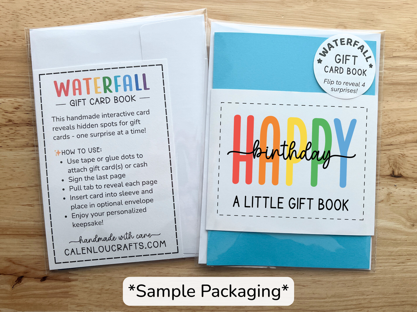 Calenlou Crafts - Thank You Waterfall Gift Card Holder