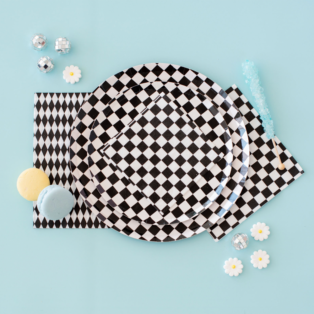 Jollity & Co. + Daydream Society - Check It! Cocktail Napkins - 20 Pk. - 11 Color Options