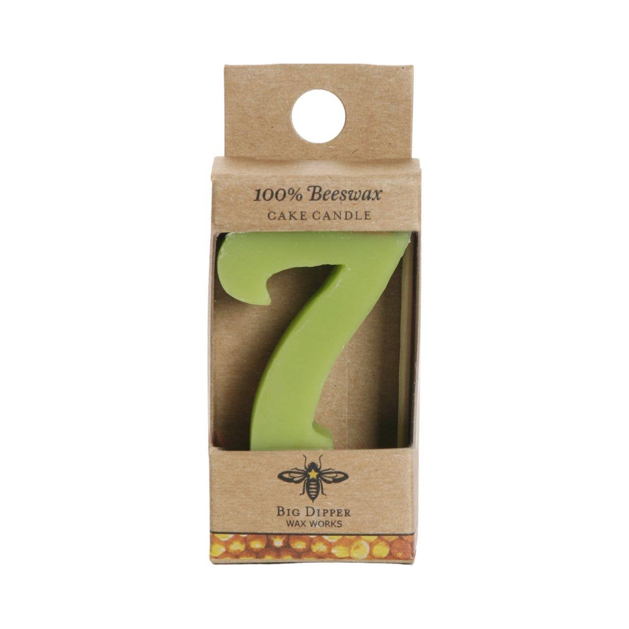 Big Dipper Wax Works - Birthday Cake Candles – Pure Beeswax – Numbers & Shapes