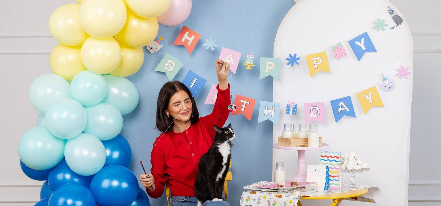 My Mind’s Eye - Happy Birthday Banner - Cat