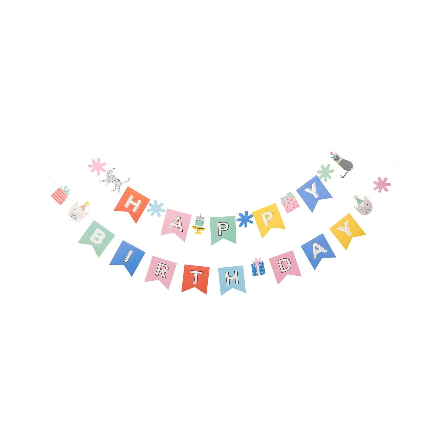 My Mind’s Eye - Happy Birthday Banner - Cat