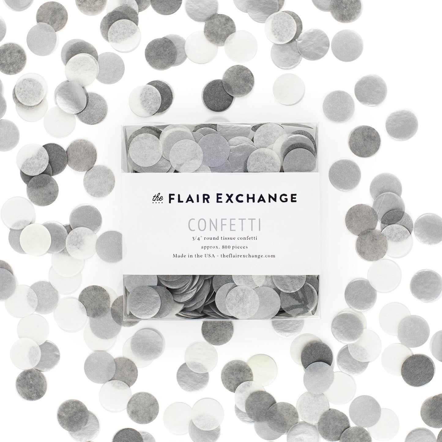 The Flair Exchange - Sterling Hand-Cut Confetti
