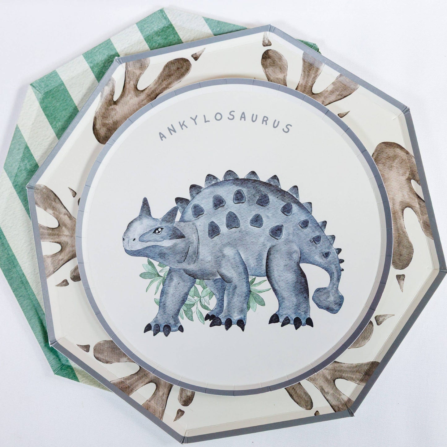 Joy Ladder LLC - Dinosaur Paper Plates – 8 in Partyware