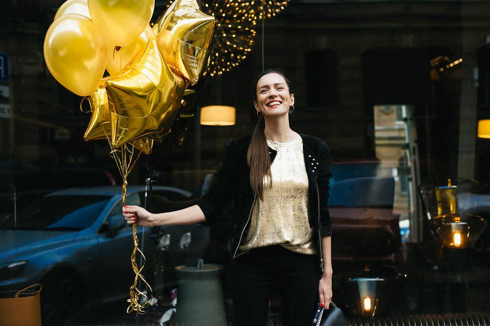 Treasures Gifted - Pearl Gold Balloons - 12 Inch Latex Balloons
