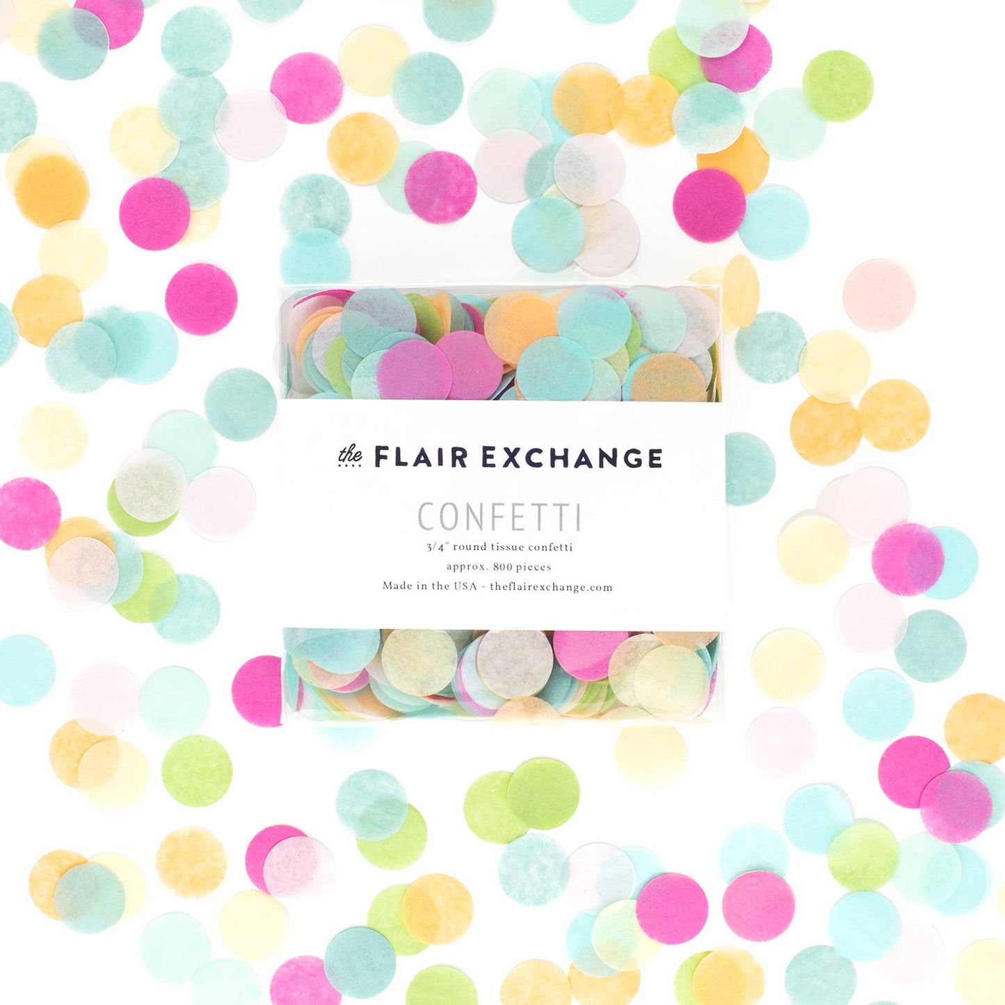 The Flair Exchange - Rainbow Hand-Cut Confetti