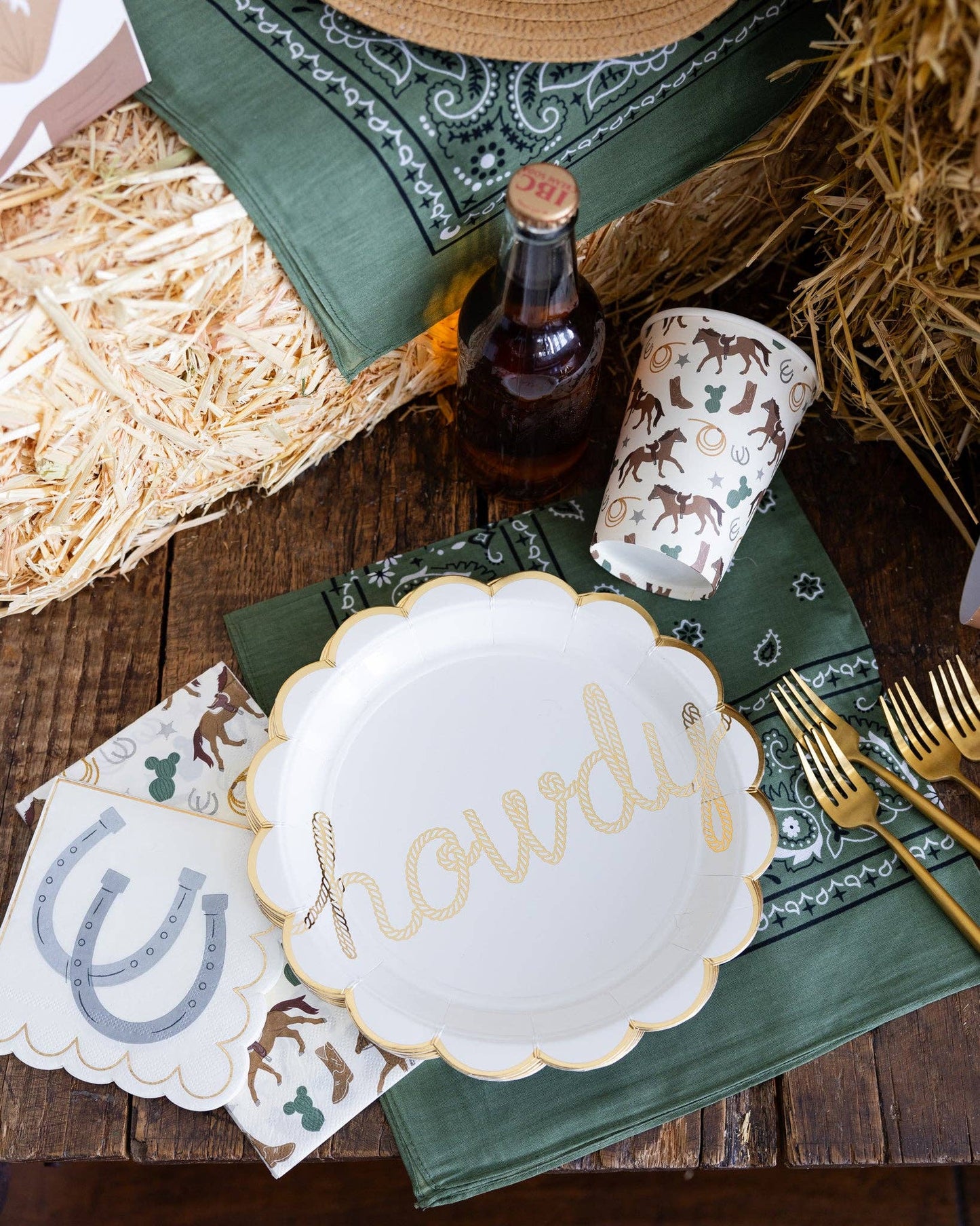 My Mind’s Eye - Howdy Paper Plate