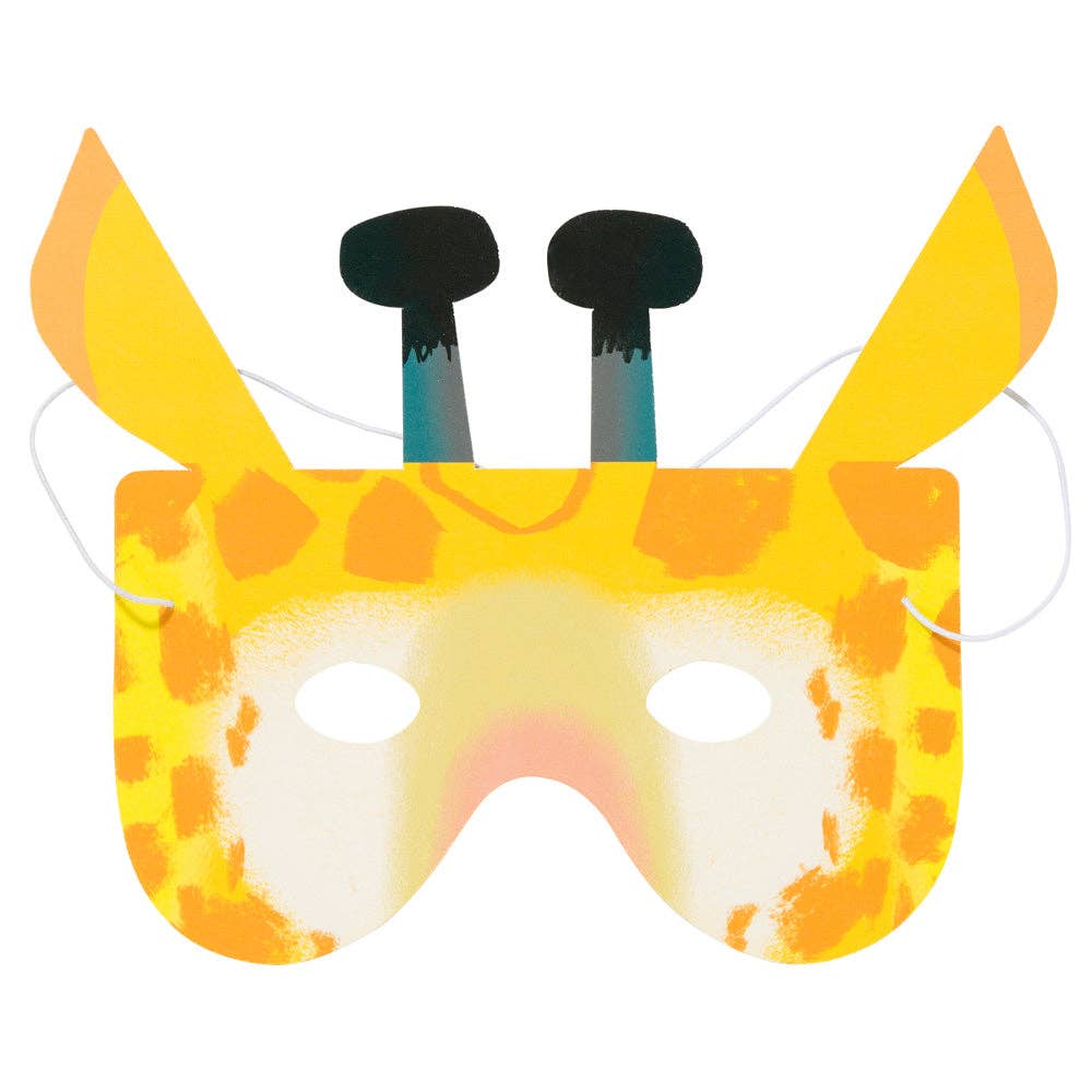 Talking Tables USA - Home, Birthday, Games & Seasonal Decor - Animal Paper Masks - 8 Pack| Party Supplies |
