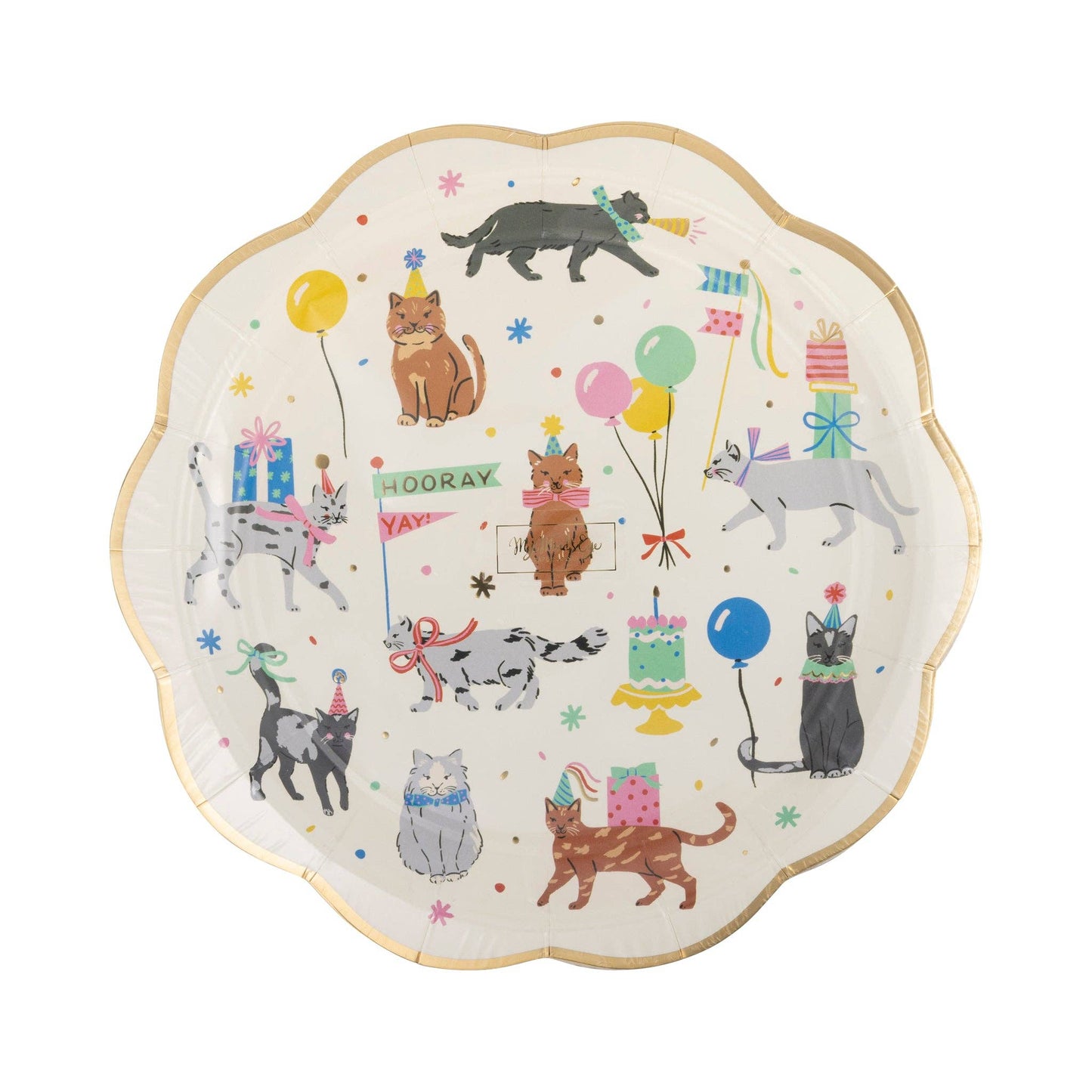 My Mind’s Eye - Cat Party Plate