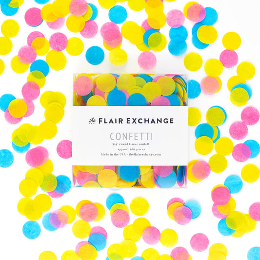 The Flair Exchange - Neon Hand-Cut Confetti