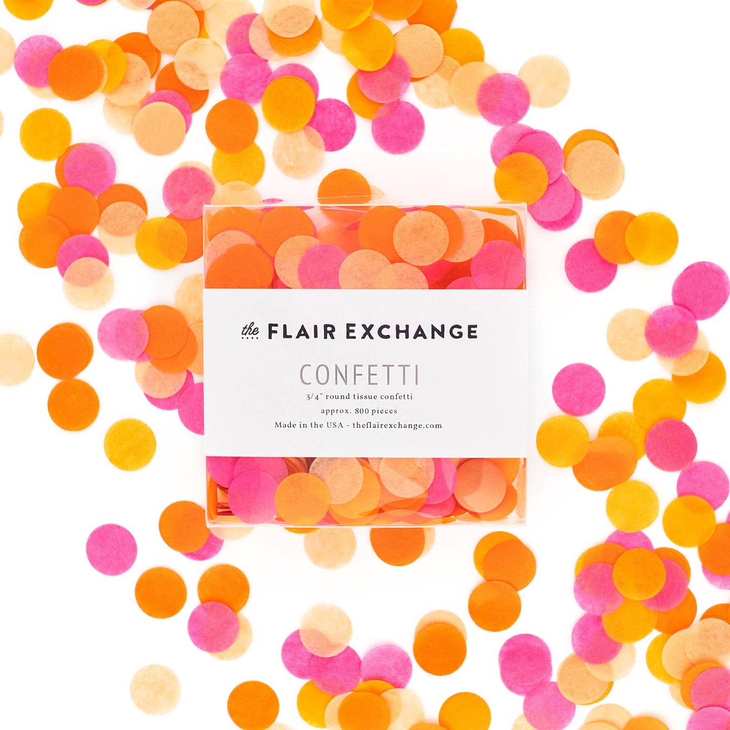 The Flair Exchange - Bright Hand-Cut Confetti