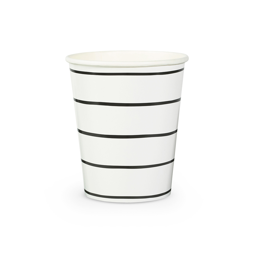 Jollity & Co. + Daydream Society - Frenchie Striped 9 oz Cups - 8 Pk.