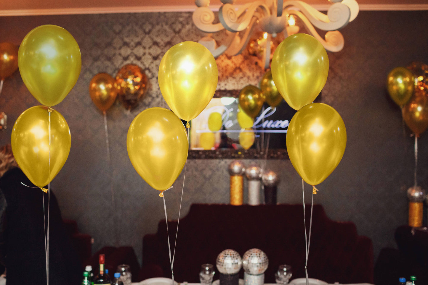 Treasures Gifted - Pearl Gold Balloons - 12 Inch Latex Balloons