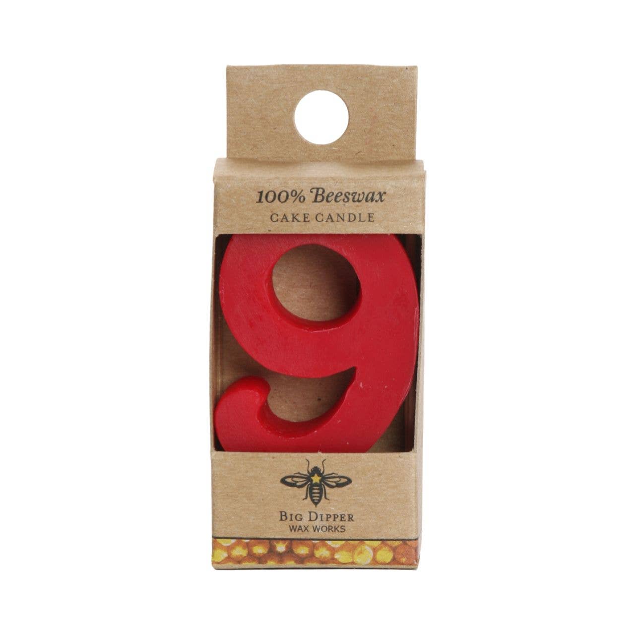 Big Dipper Wax Works - Birthday Cake Candles – Pure Beeswax – Numbers & Shapes