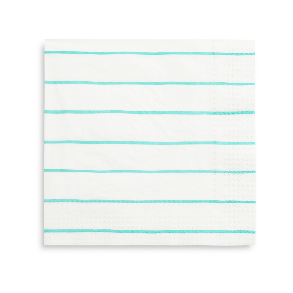 Jollity & Co. + Daydream Society - Frenchie Striped Petite Napkins - 16 Pk.