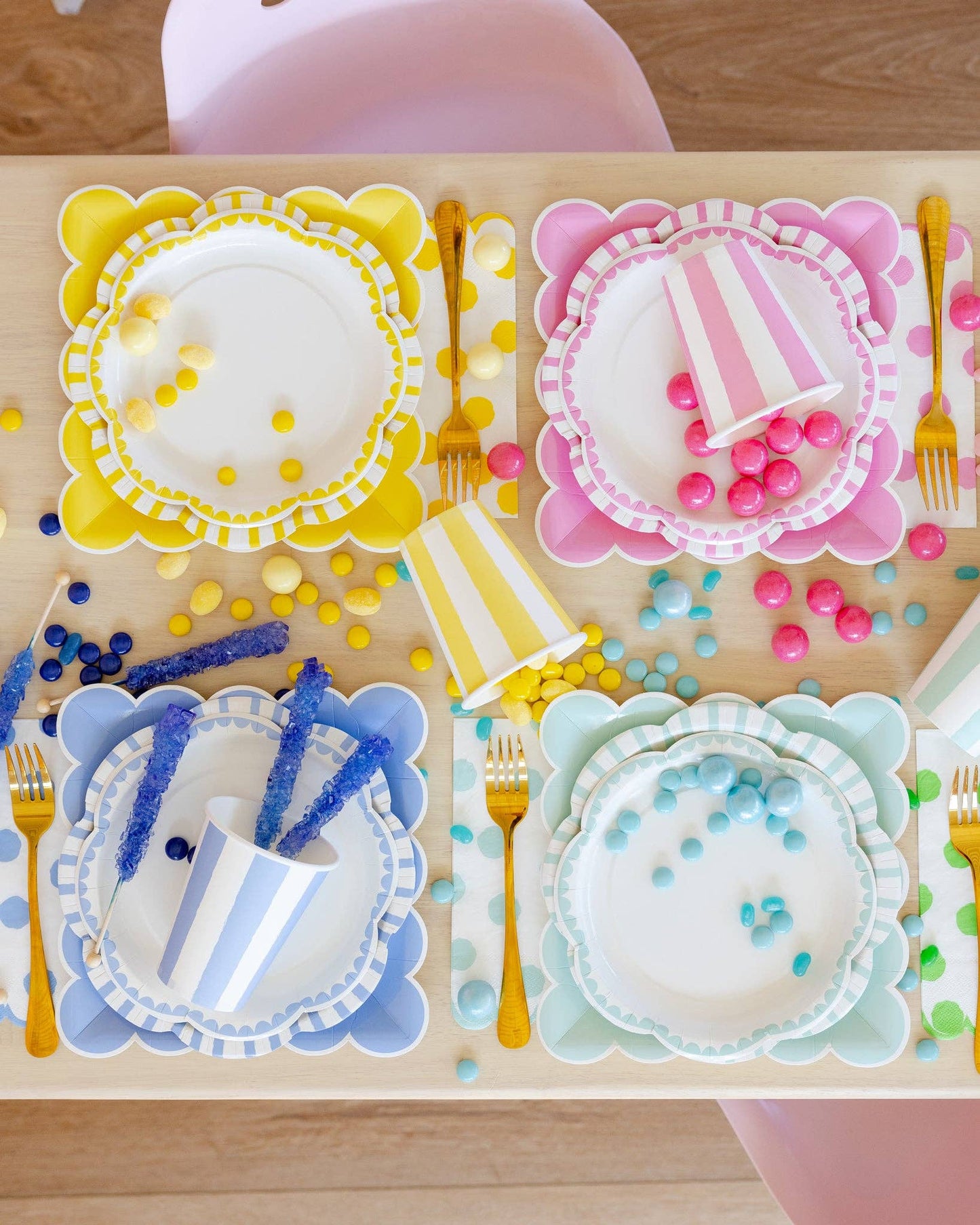 My Mind’s Eye - Yellow Dessert 8" Plate