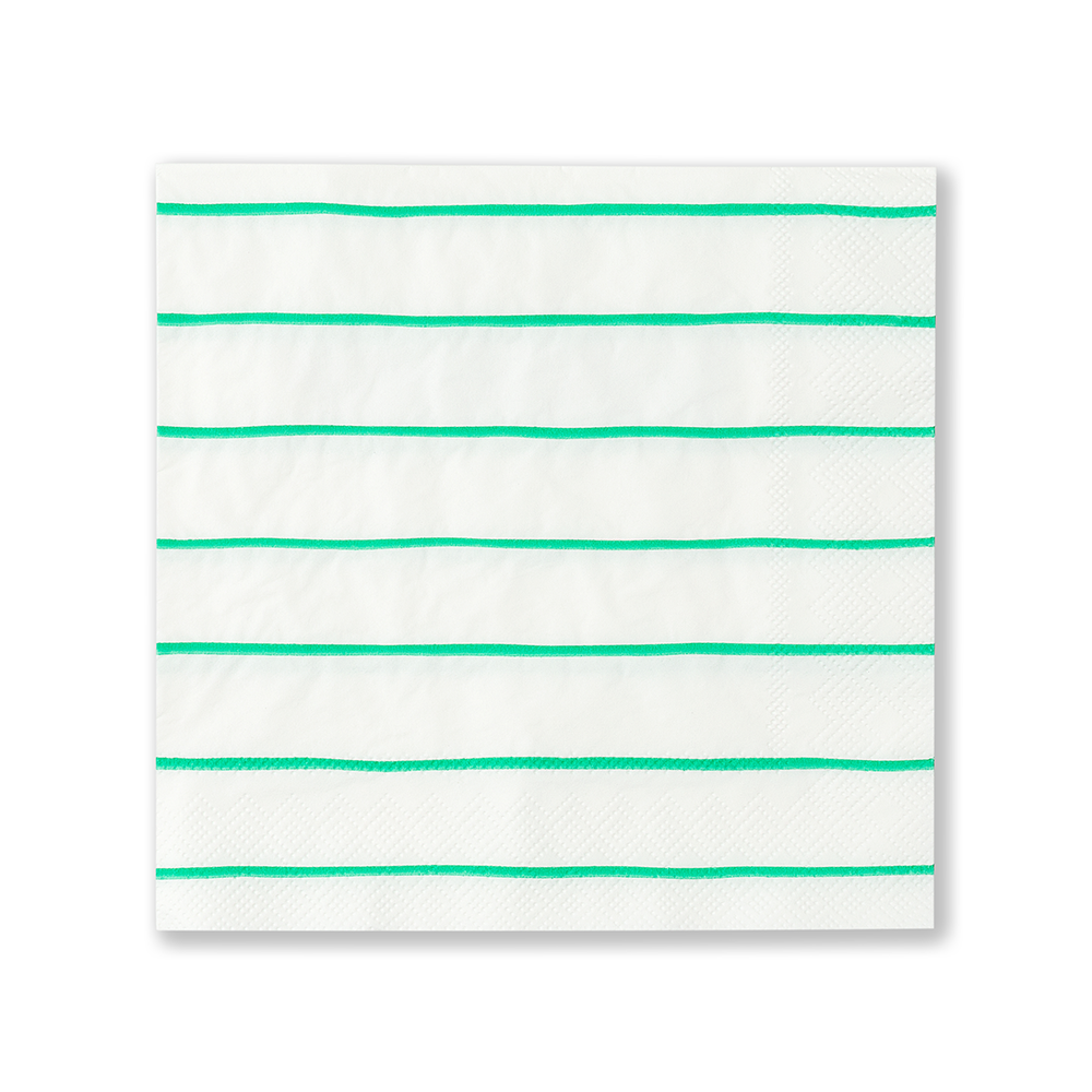 Jollity & Co. + Daydream Society - Frenchie Striped Petite Napkins - 16 Pk.