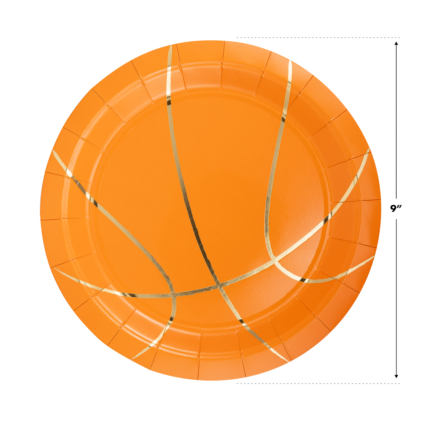 My Mind’s Eye - 9" Basketball Paper Plate
