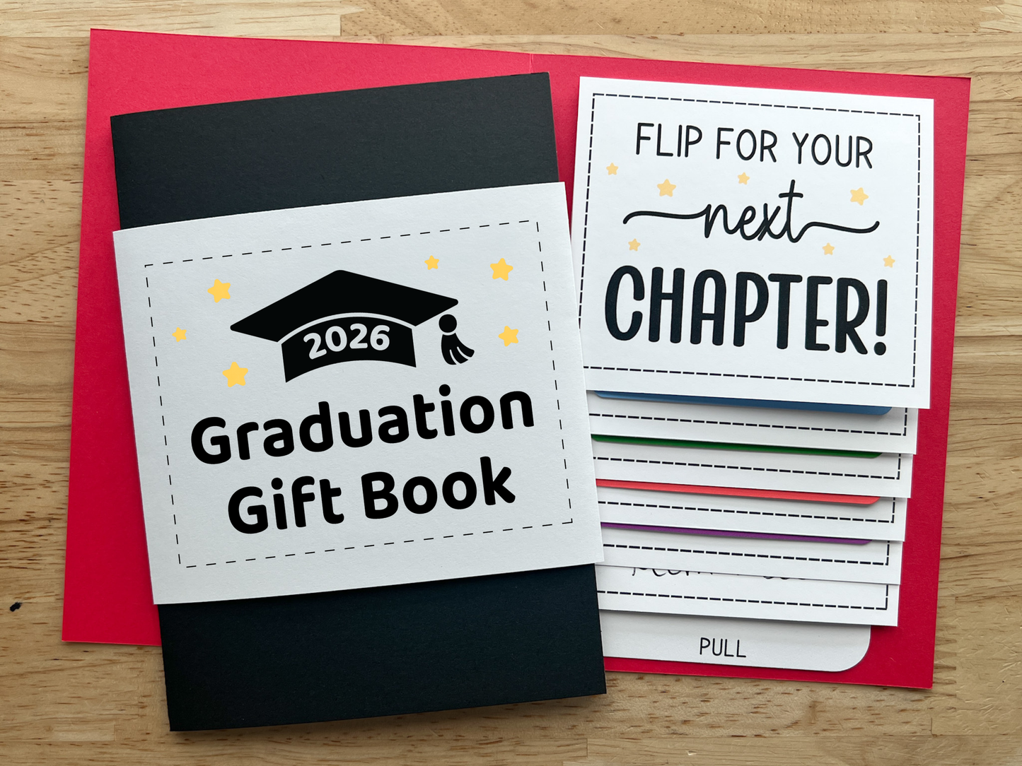 Calenlou Crafts - Graduation Waterfall Gift Card Holder