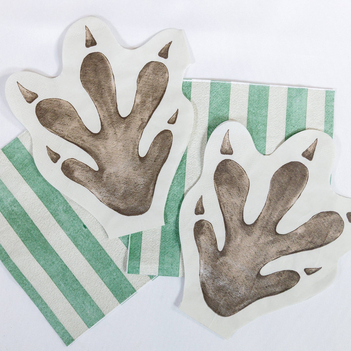 Joy Ladder LLC - Dinosaur Footprint Paper Napkins – Disposable