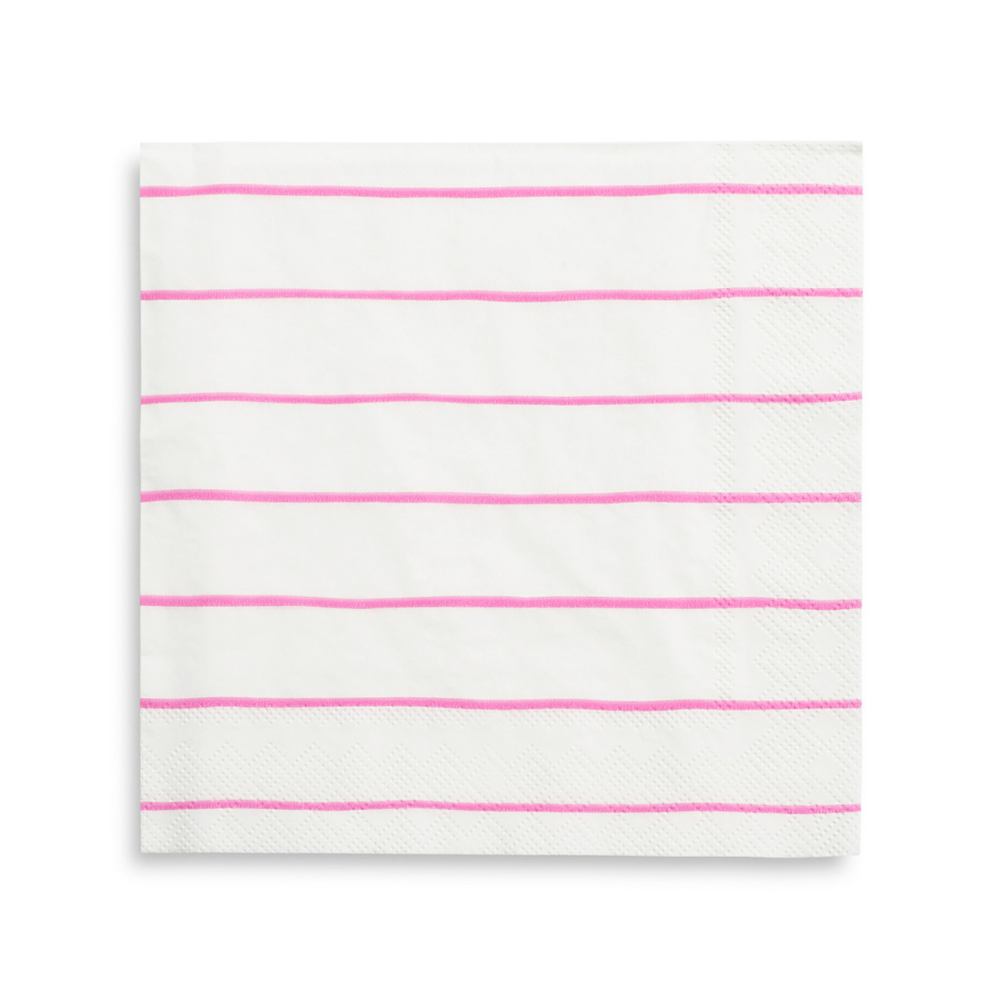Jollity & Co. + Daydream Society - Frenchie Striped Petite Napkins - 16 Pk.