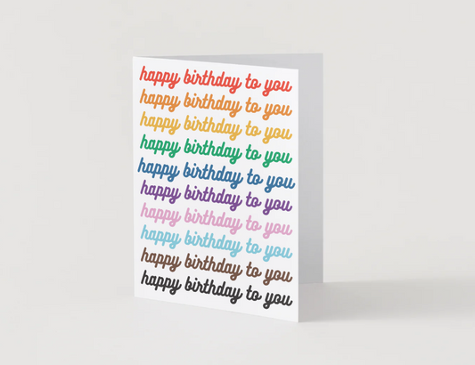 Happy Birthday to You