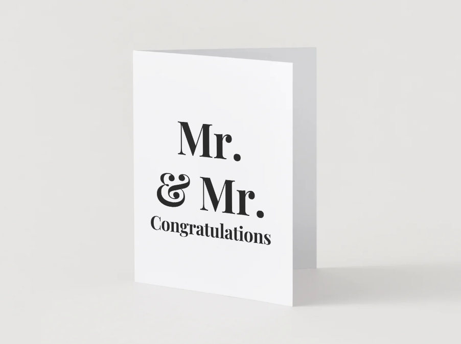 Mr.  & Mr.