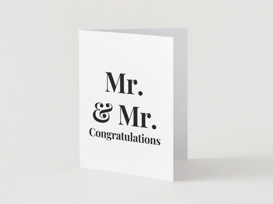 Mr.  & Mr.