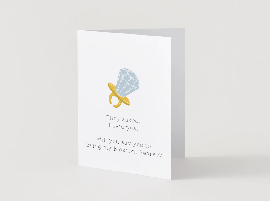 Will You be My Blossom Bearer?