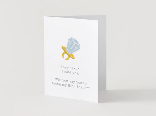 Will You be My Ring Bearer?