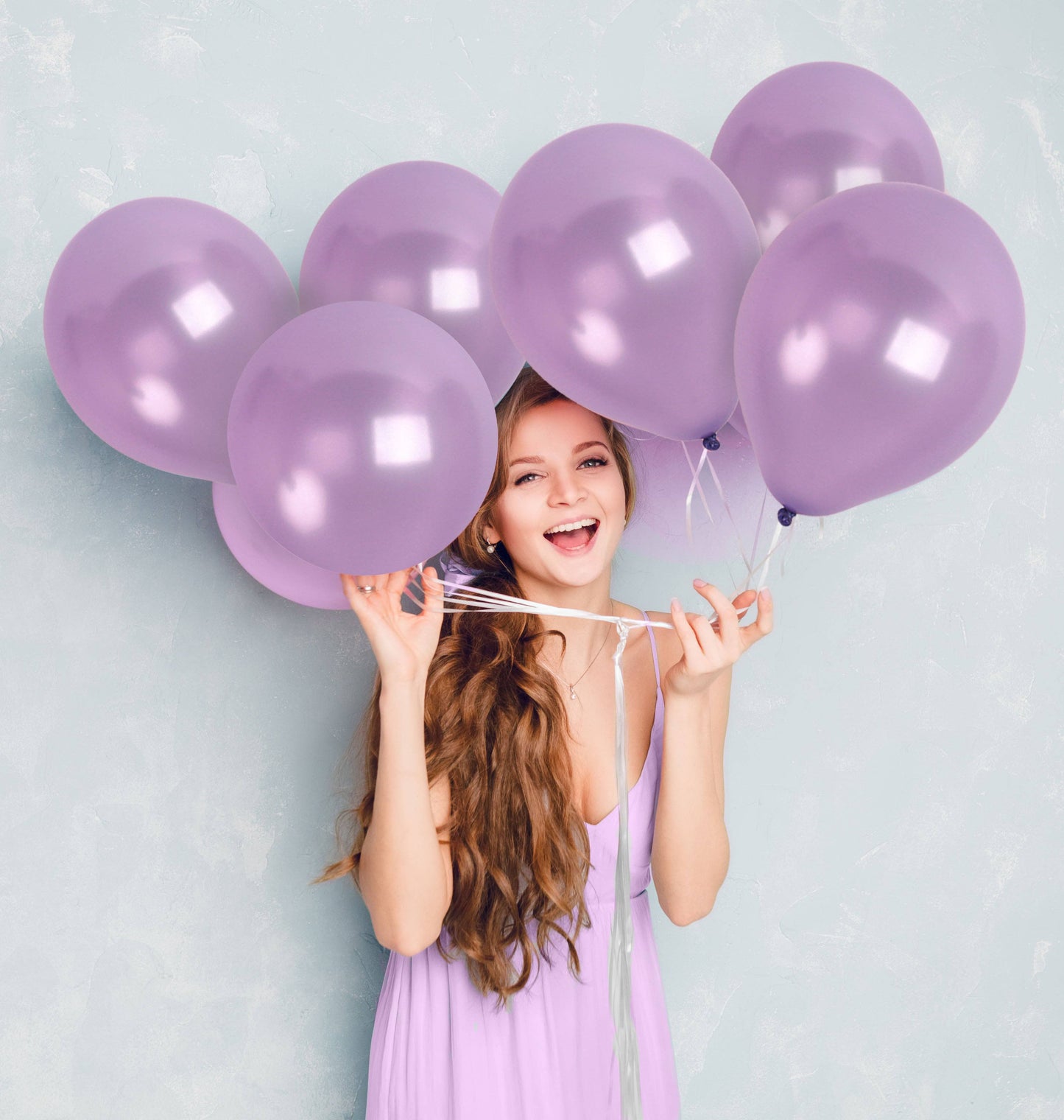 Treasures Gifted - Pearl Pastel Purple Balloons - 12 Inch Latex Balloons