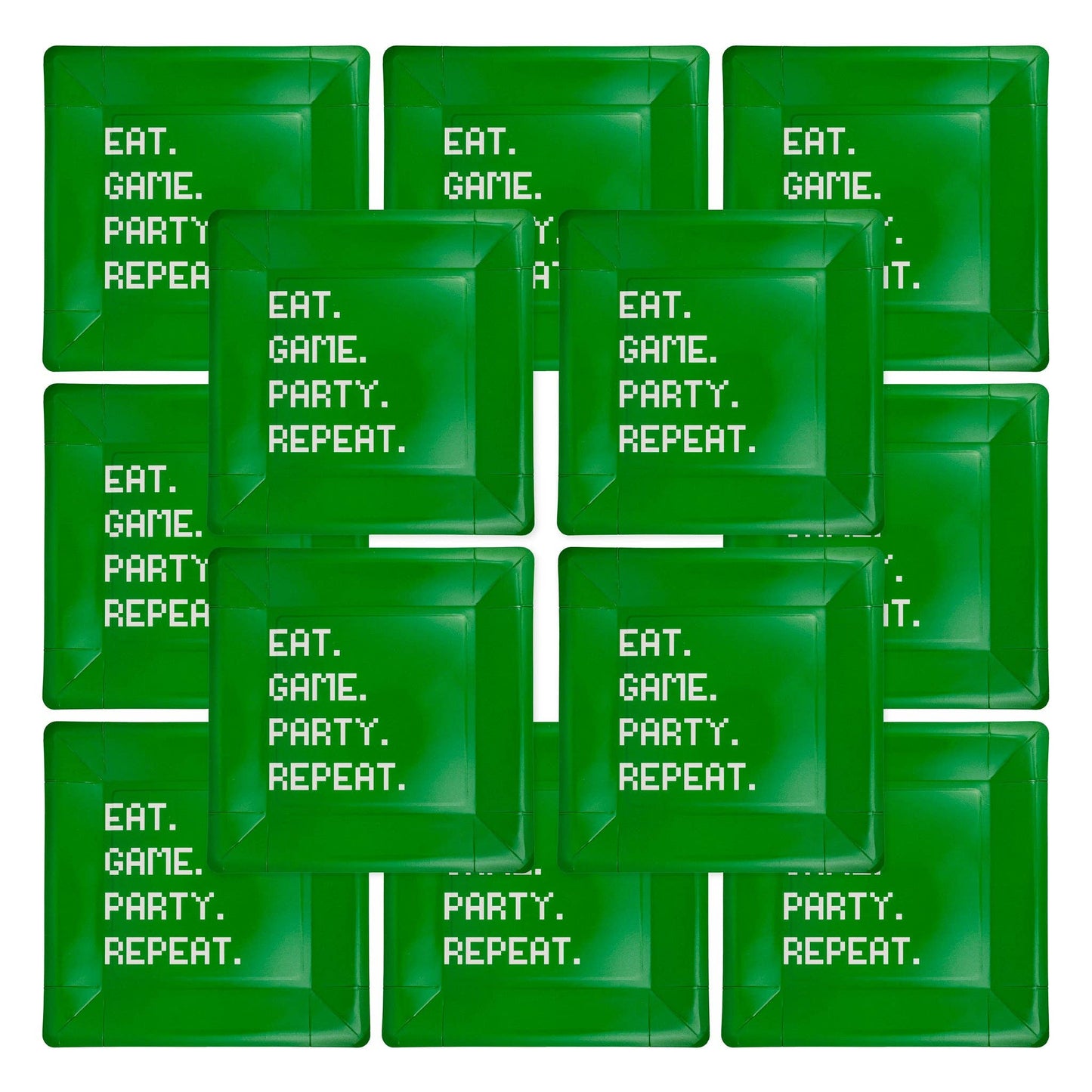 My Mind’s Eye  - Eat Game Party Square Paper Plate