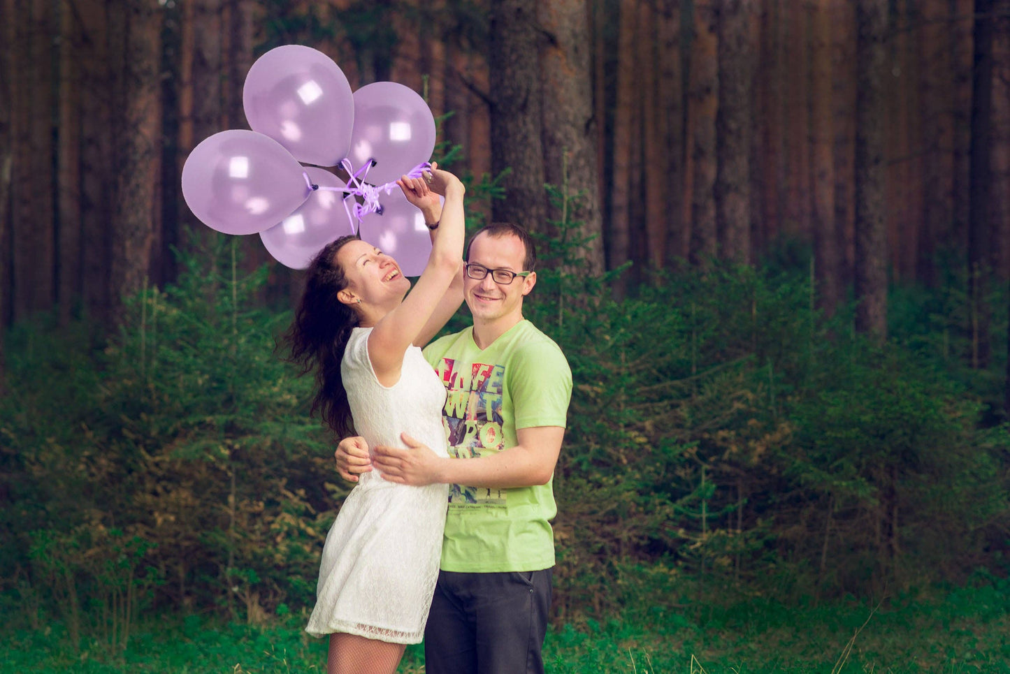 Treasures Gifted - Pearl Pastel Purple Balloons - 12 Inch Latex Balloons