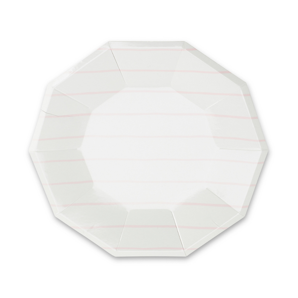 Jollity & Co. + Daydream Society - Frenchie Striped Small Plates - 8 Pk.