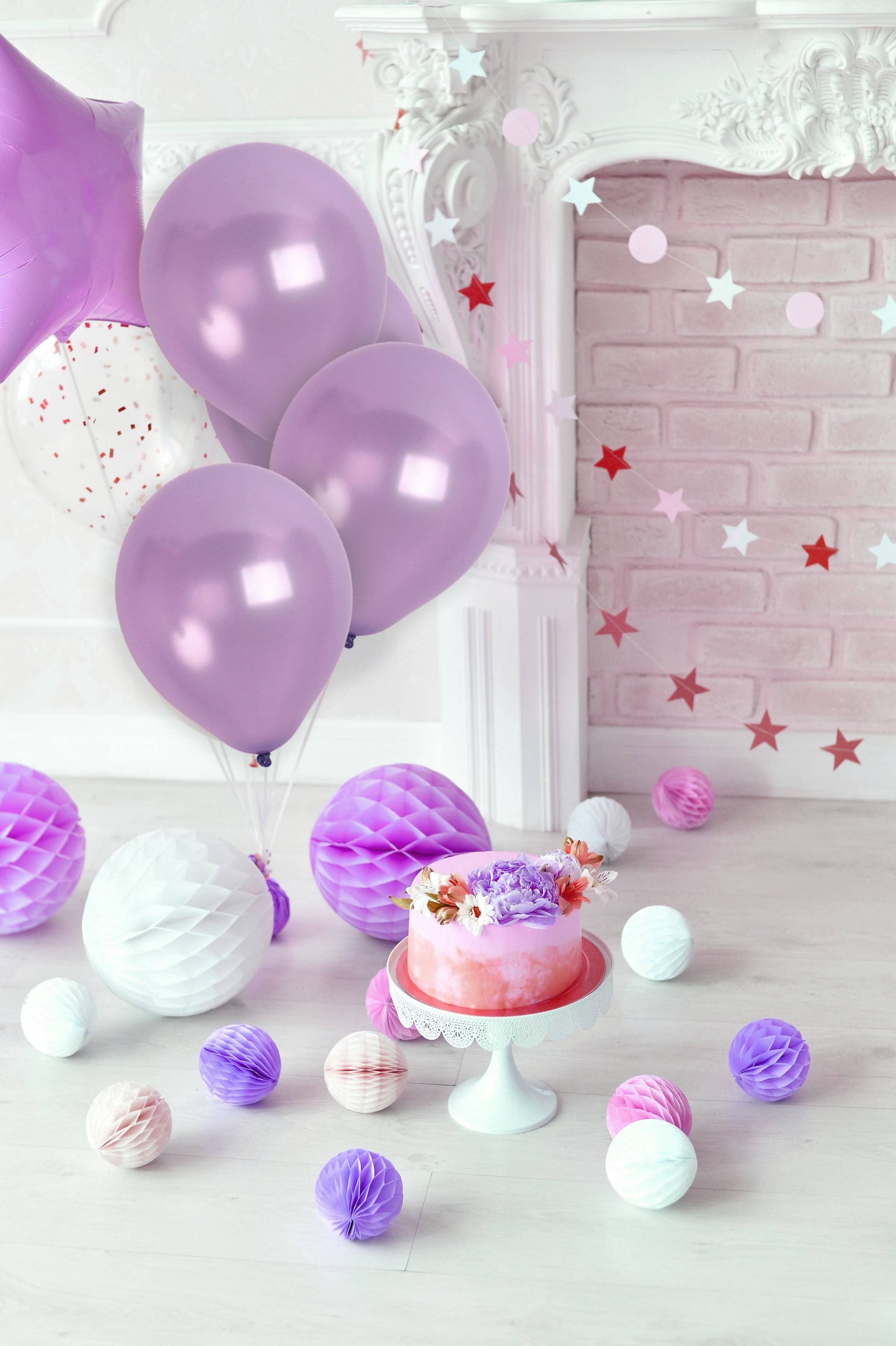 Treasures Gifted - Pearl Pastel Purple Balloons - 12 Inch Latex Balloons