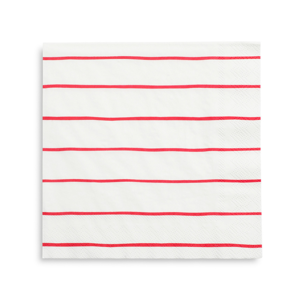 Jollity & Co. + Daydream Society - Frenchie Striped Petite Napkins - 16 Pk.