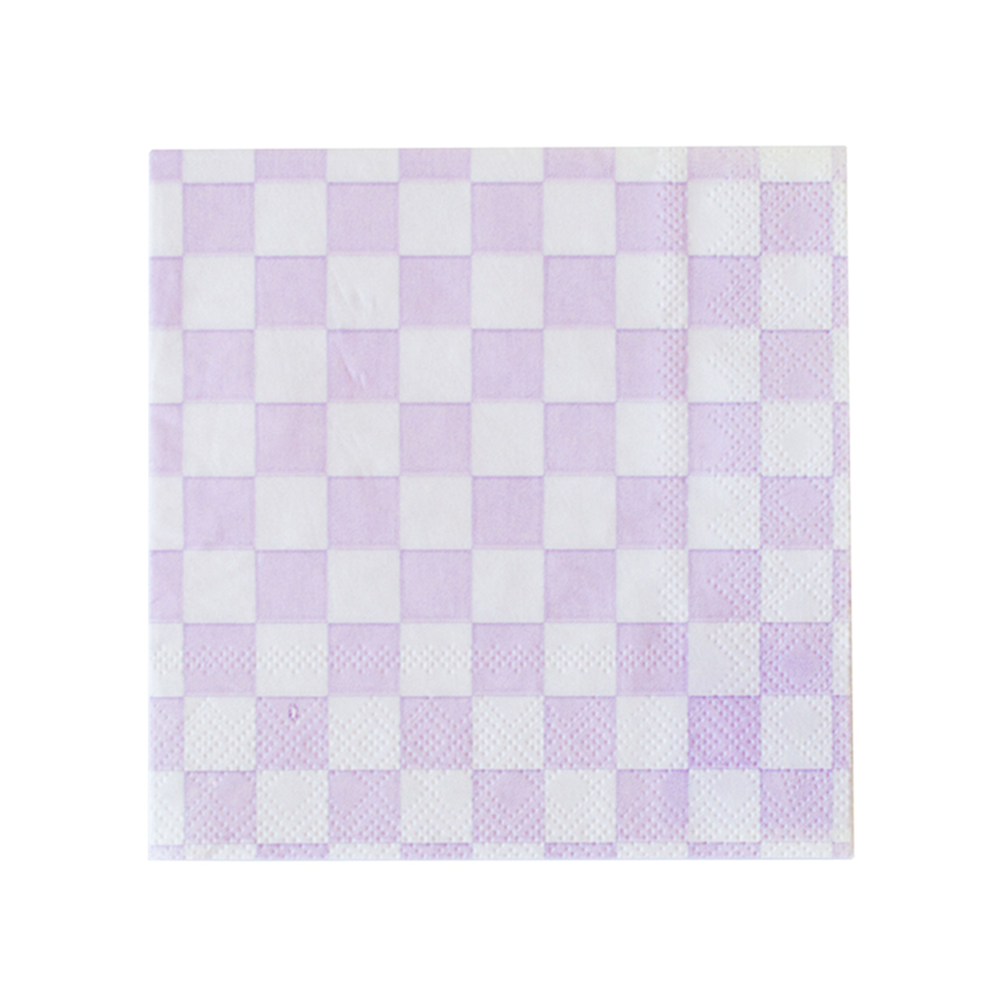 Jollity & Co. + Daydream Society - Check It! Cocktail Napkins - 20 Pk. - 11 Color Options