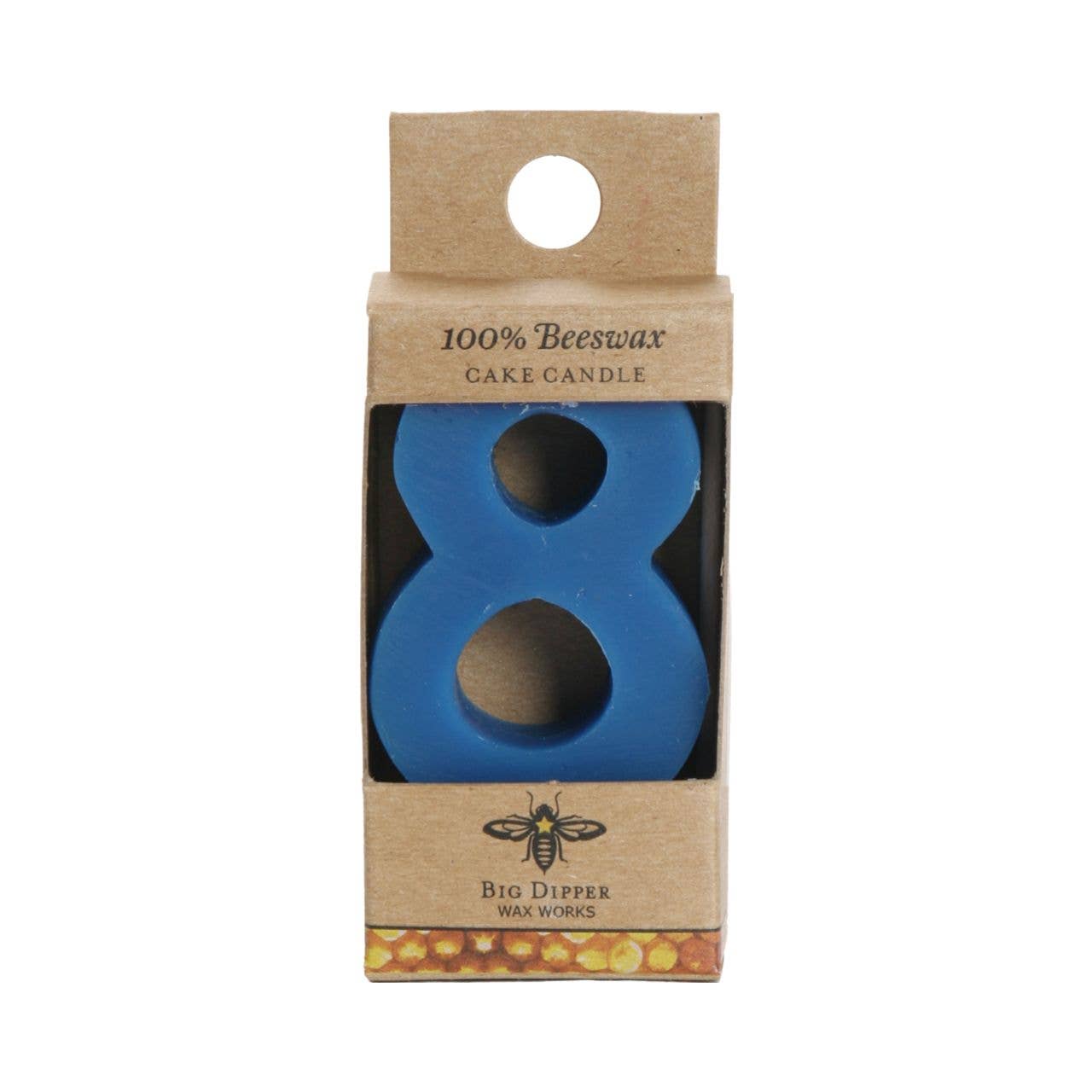 Big Dipper Wax Works - Birthday Cake Candles – Pure Beeswax – Numbers & Shapes