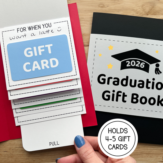 Calenlou Crafts - Graduation Waterfall Gift Card Holder