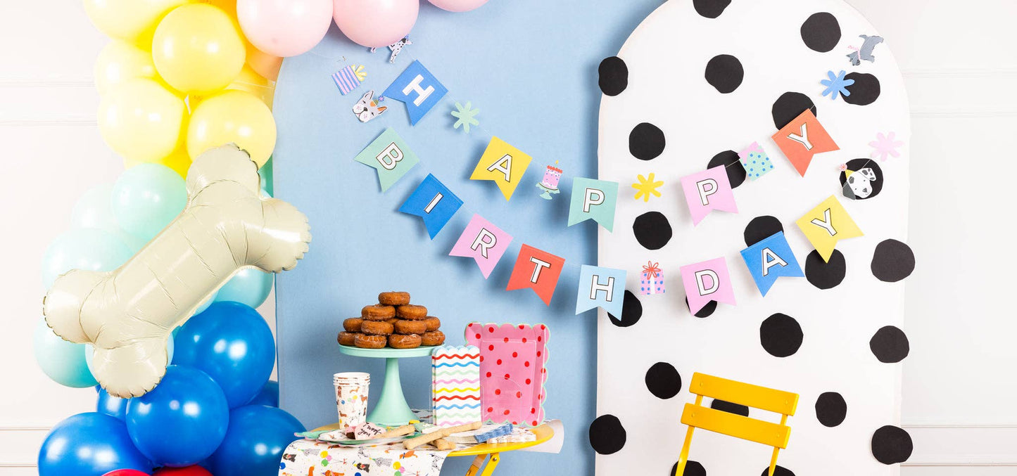 My Mind’s Eye - Happy Birthday Banner - Dog